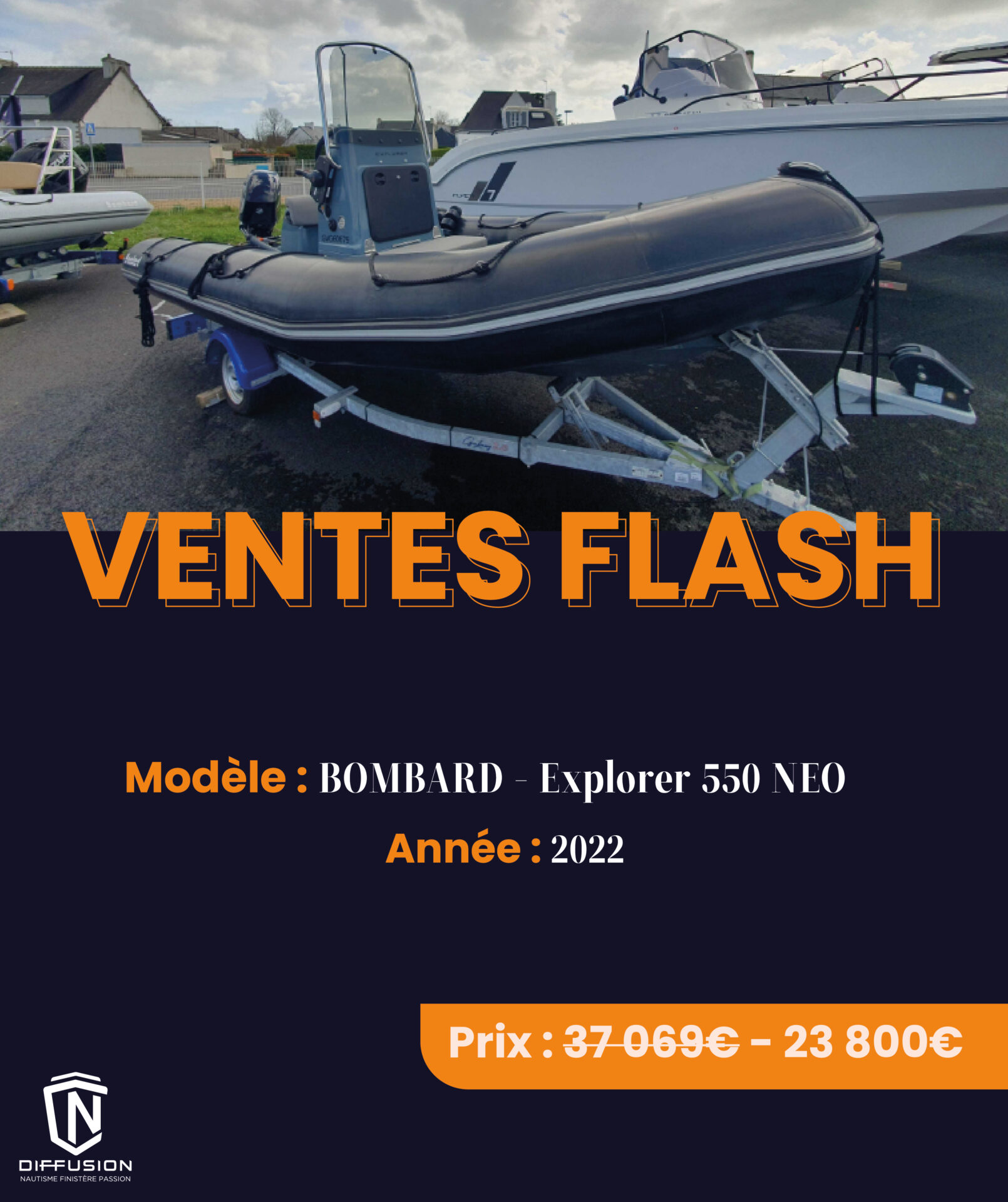 semi rigide neuf zodiac benodet 