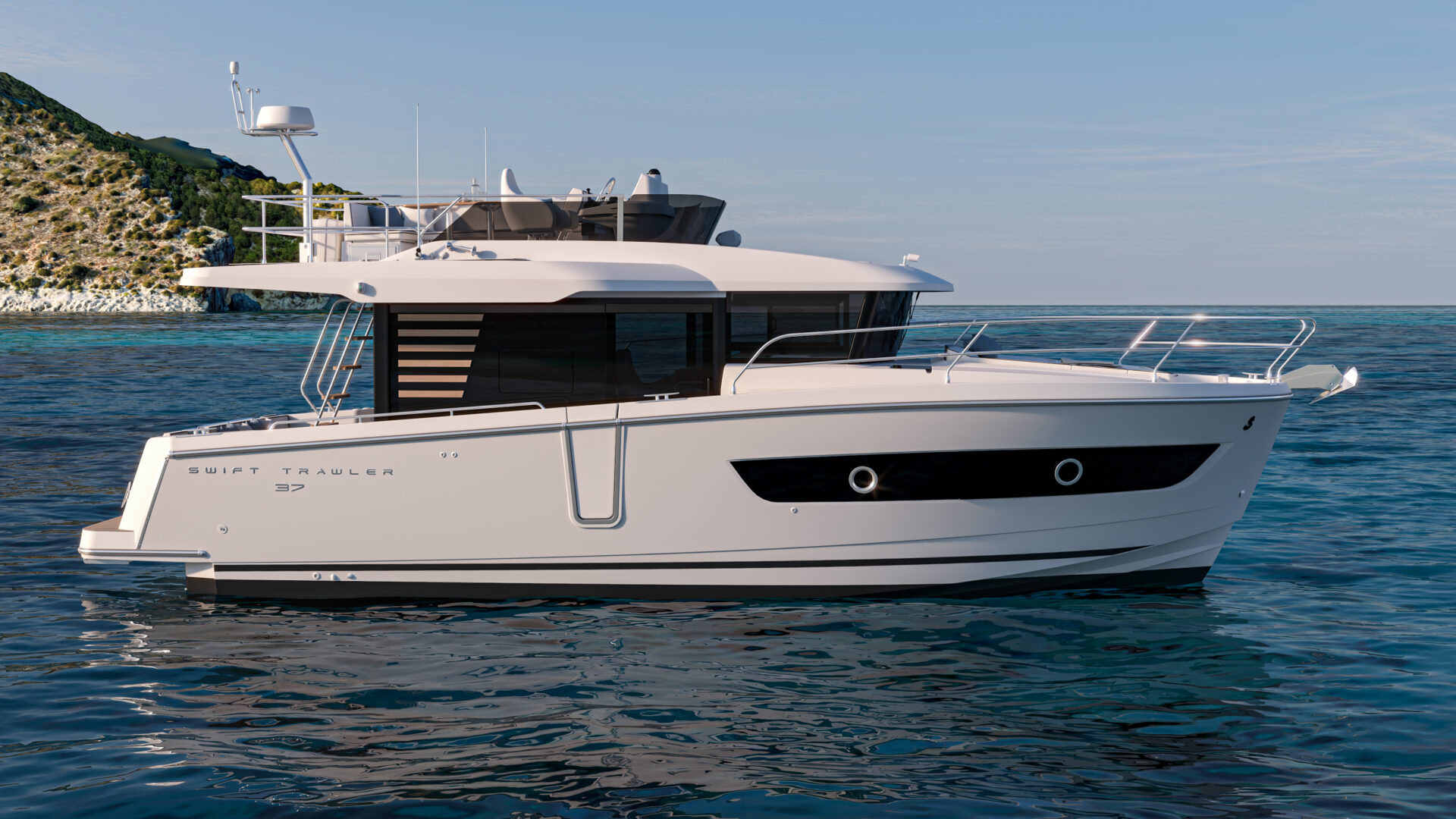 swift trawler 37 beneteau